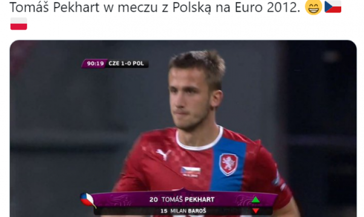 Tomas Pekhart podczas meczu z Polską na EURO 2012! :D